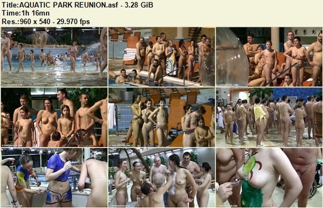 Aquatic park reunion - Family nudism candid video [New Nudism]