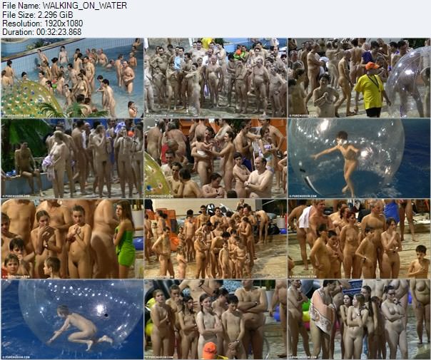 Walking on water - video nudism [Full HD] [New Nudism]